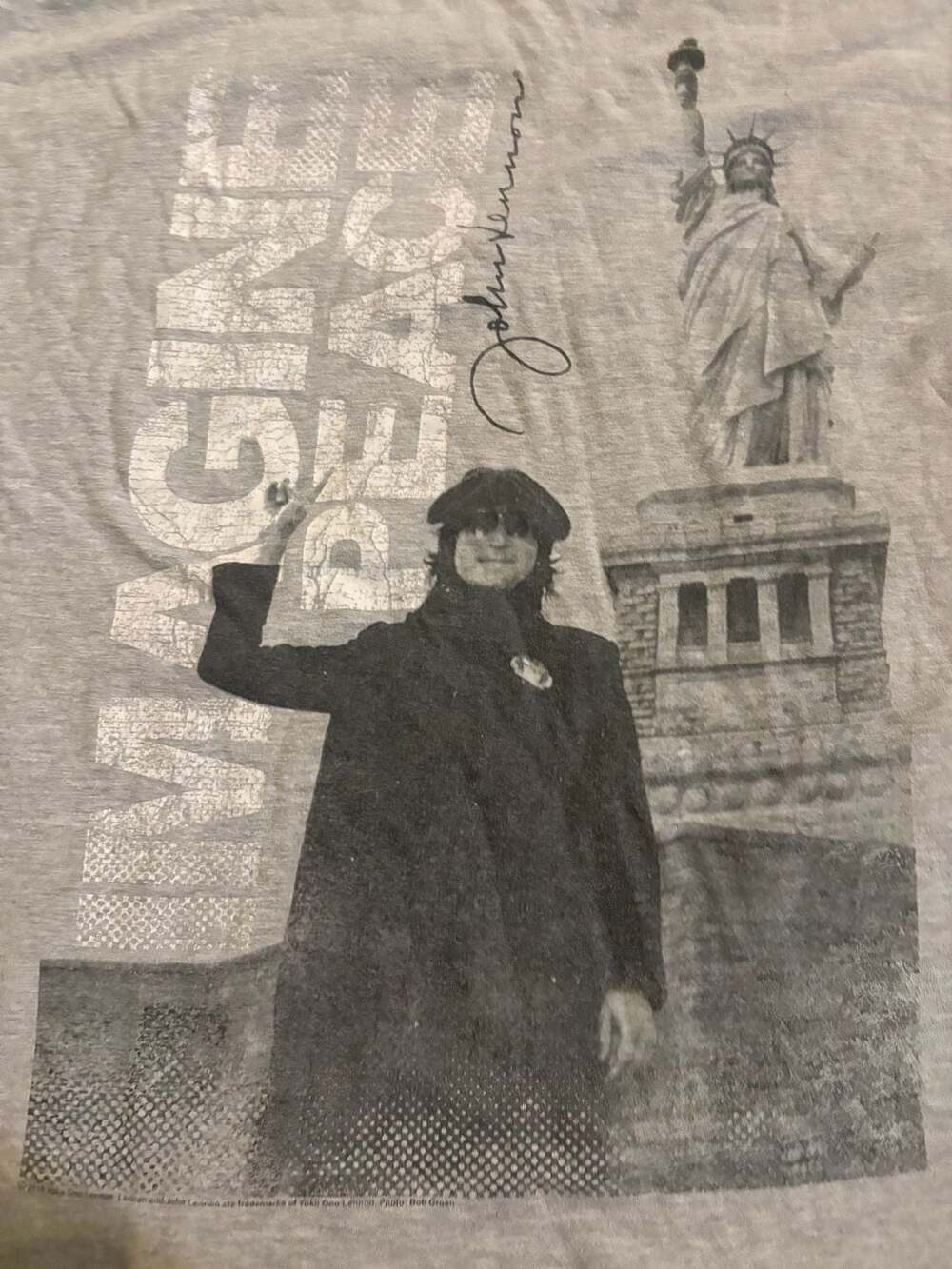 Zion Rootswear John Lennon Imagine Peace NYC Statue of Liberty T-Shirt